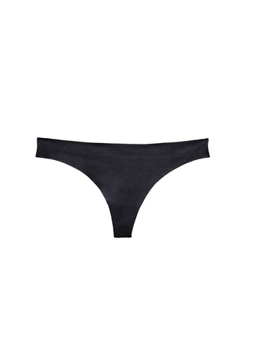 Black - Le Stretch Micro Thong | Fleur du Mal