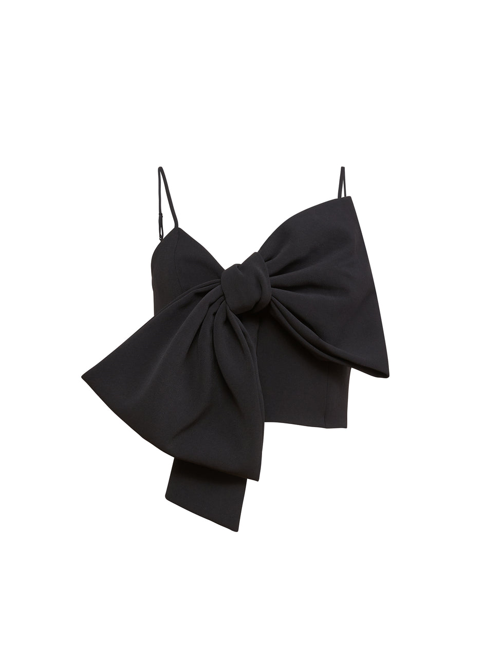 Black - Blair Bow Top | Fleur du Mal