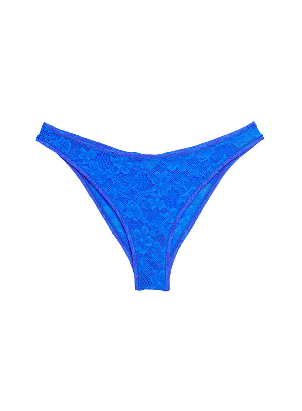 Cut-Out Lace Cheeky Teddy - Twilight blue