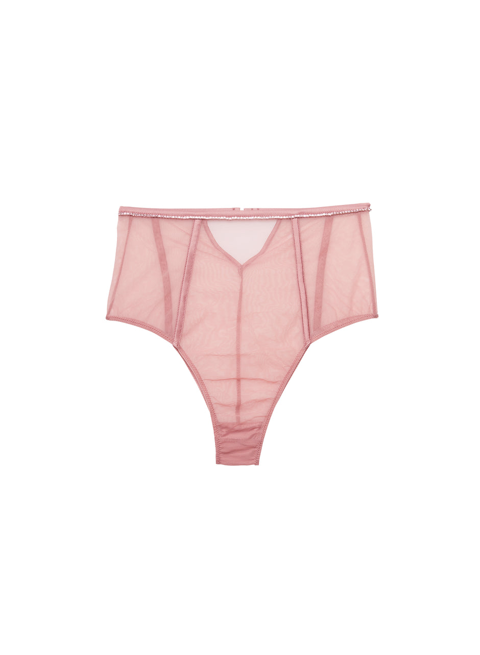 Rose gold - Brilliant High Waist Cheeky | Fleur du Mal