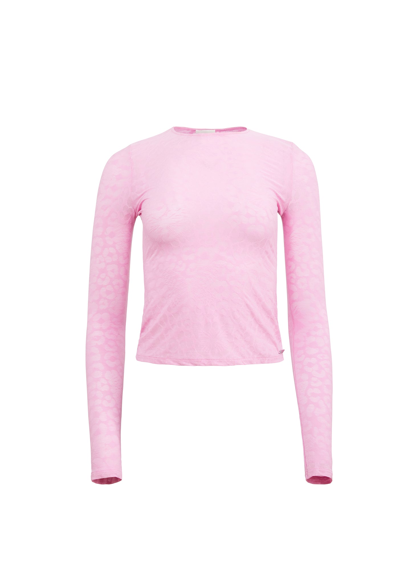 Flaylay of pink longsleeve top