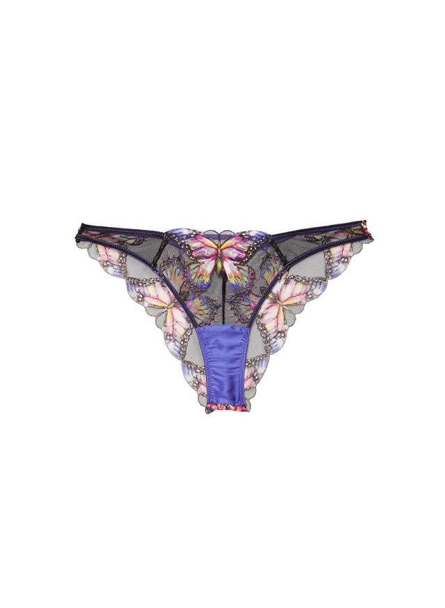 Periwinkle - Butterfly Embroidery Cheeky | Fleur du Mal