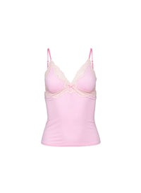 Butter Rib Cami-pink fleur du mal