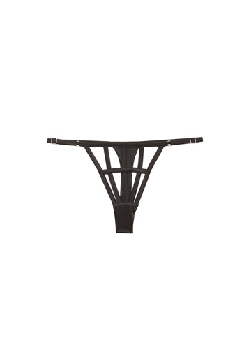Black - Caged Thong | Fleur du Mal