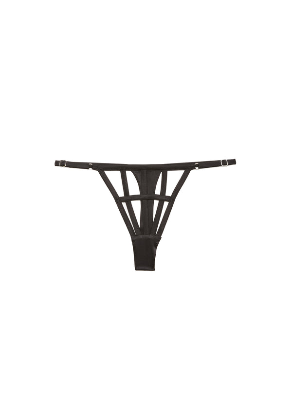 Black - Caged Thong | Fleur du Mal
