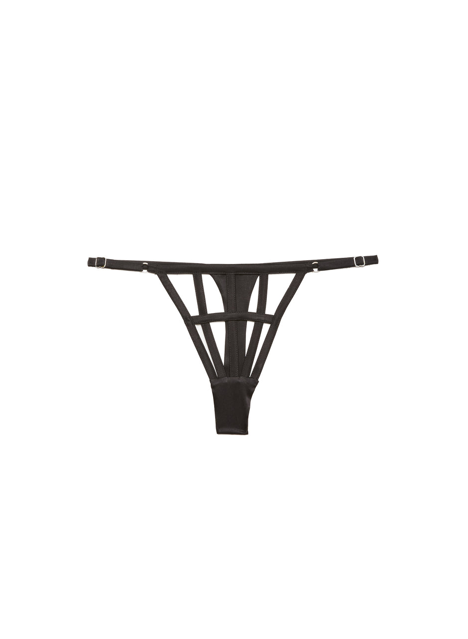 Black - Caged Thong | Fleur du Mal