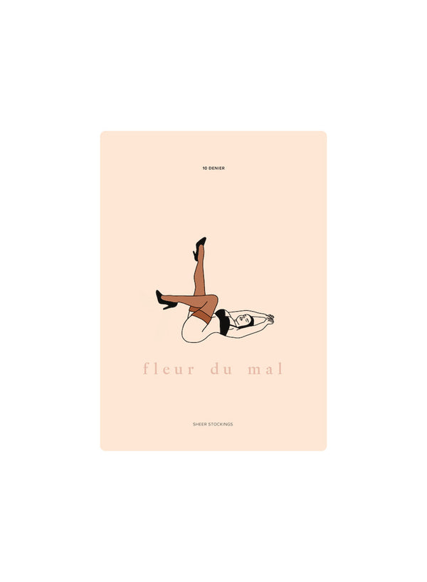 Caramel - Sheer Thigh High Stocking | Fleur du Mal