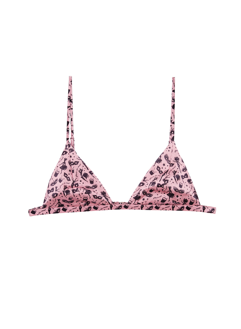 Carnival print - Luxe Triangle Bra | Fleur du Mal