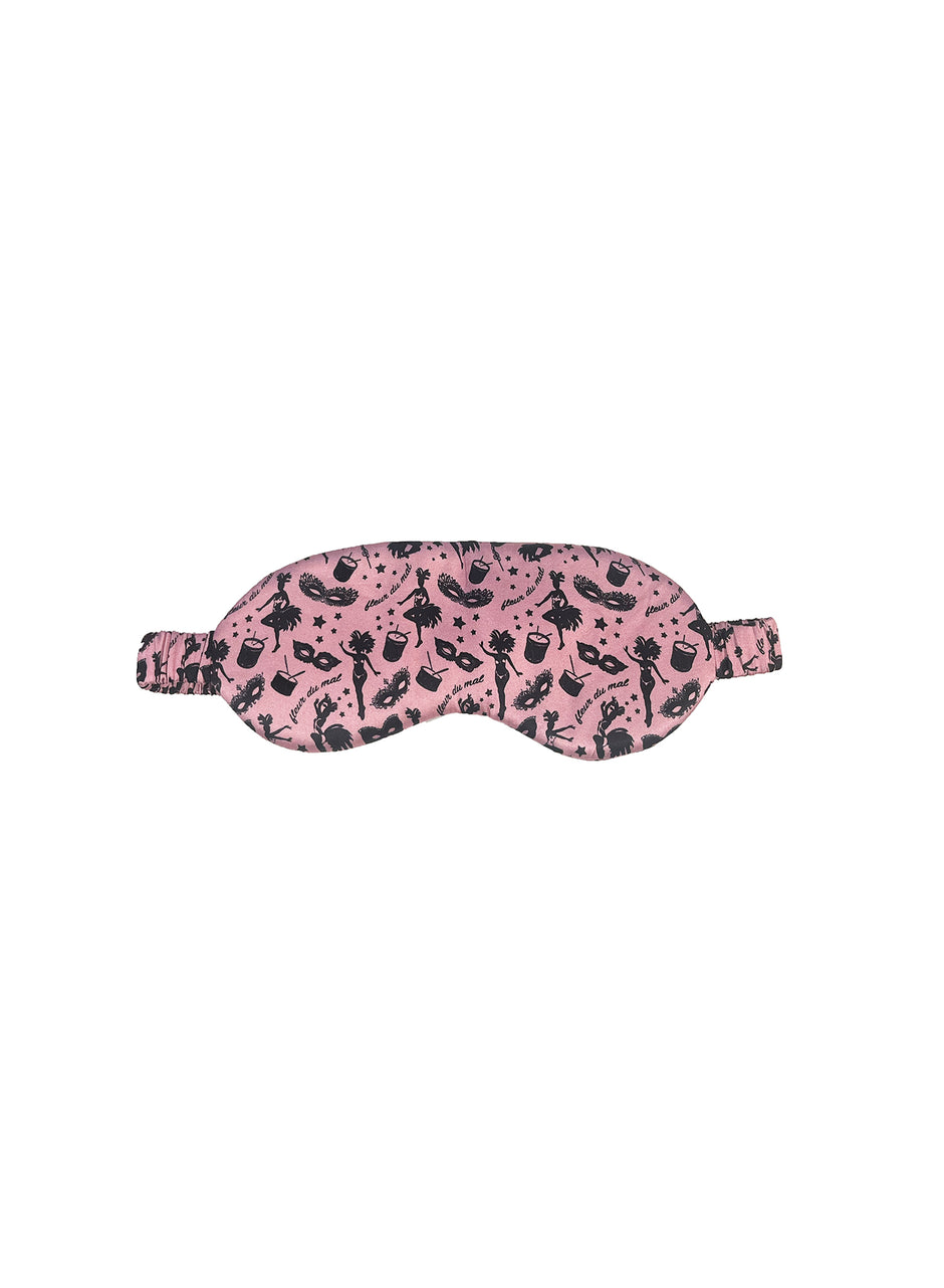 Carnival print - Satin Luxe Eye Mask | Fleur du Mal