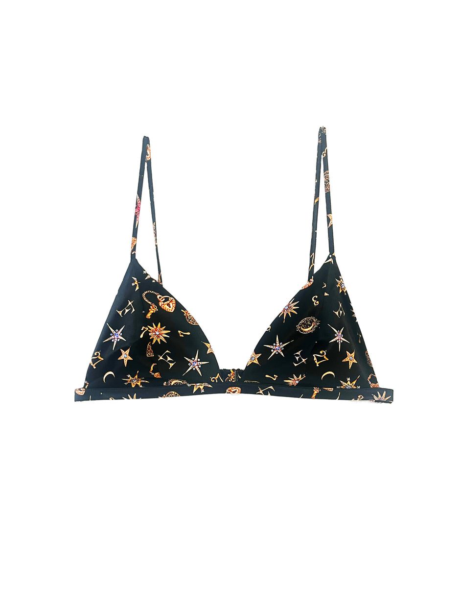 Charm print - Luxe Triangle Bra | Fleur du Mal