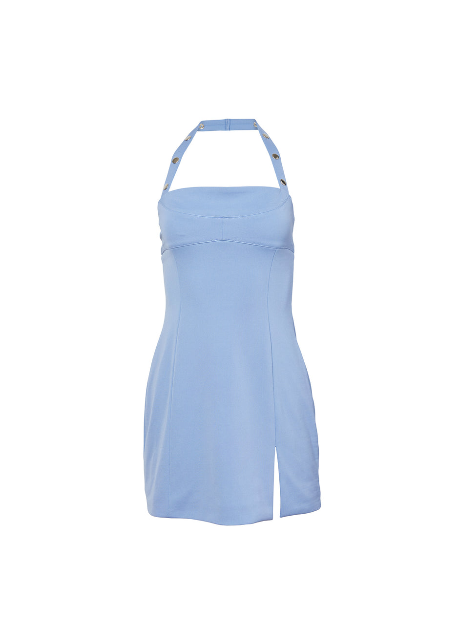 Ciel - Snap Halter Mini Dress | Fleur du Mal