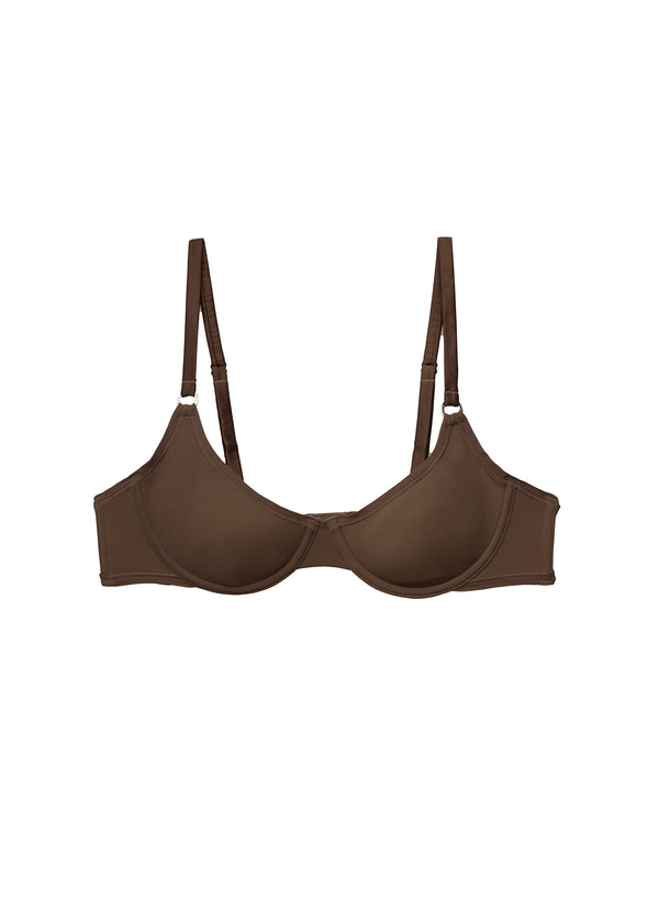 Cocoa - Le Stretch Micro Demi Bra | Fleur du Mal