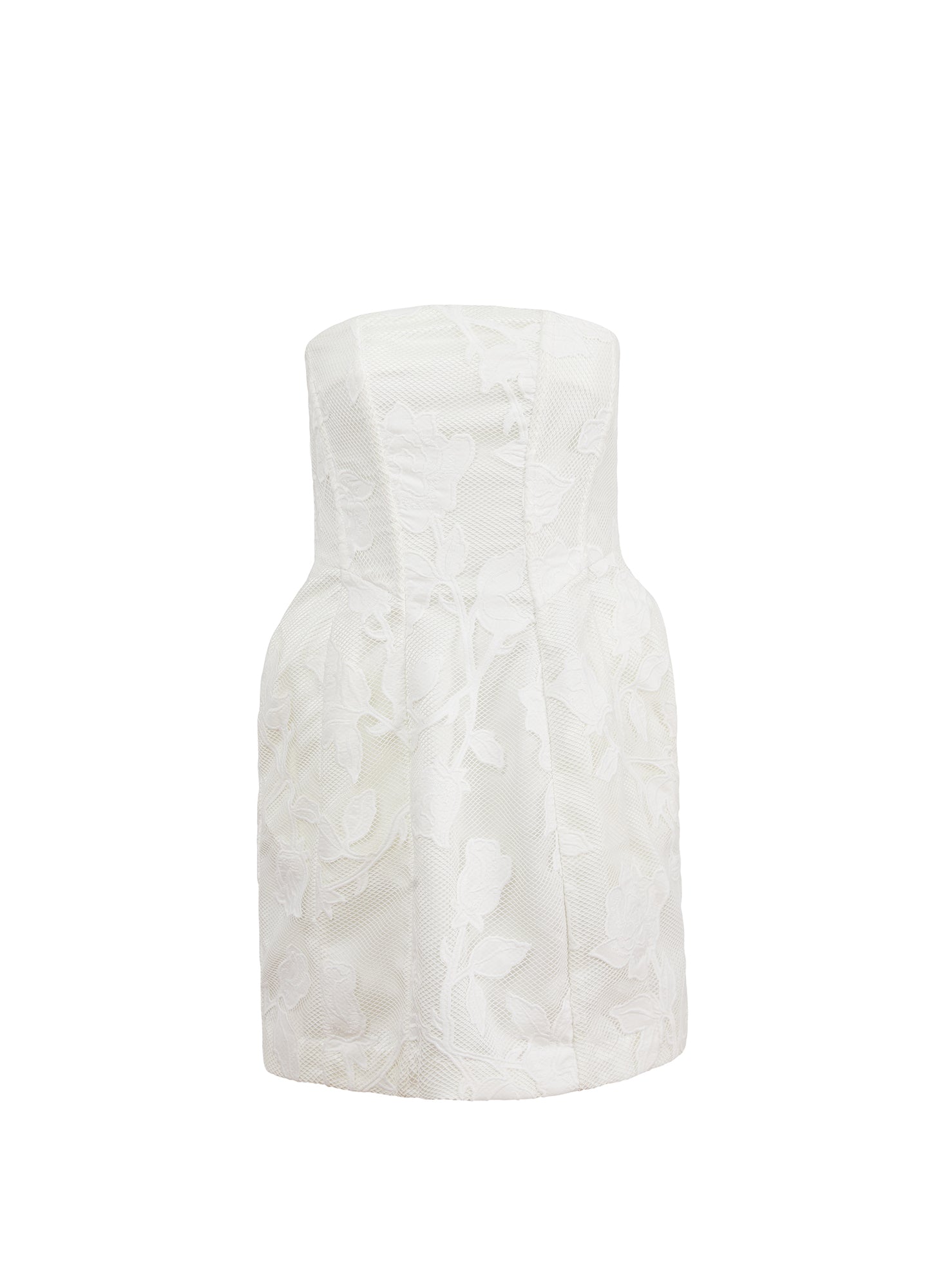 Flatlay of Collette Mini Dress in ivory