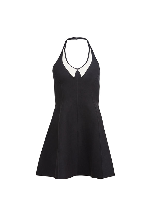 Black - Collier Flared Corset Dress | Fleur du Mal