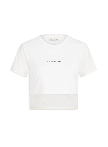 White - Cool Down Tee | Fleur du Mal