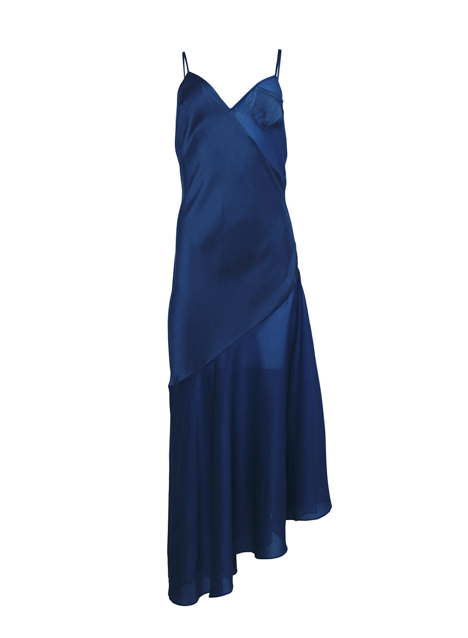 Caspian blue - Chiffon &amp; Satin Slip | Fleur du Mal