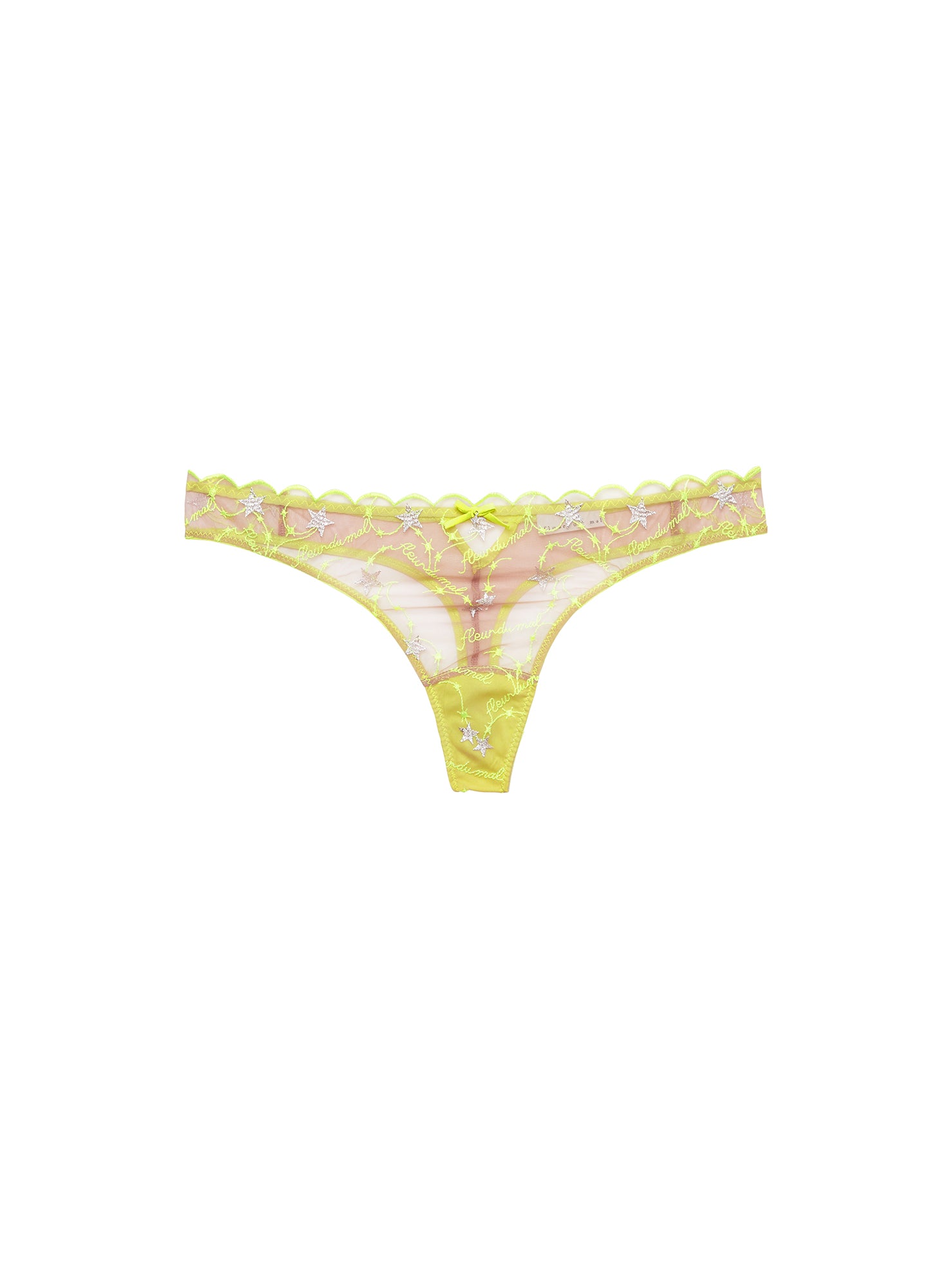 Étoile Embroidery Thong-flat