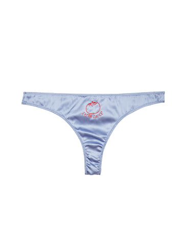 Denim blue - Extra Sauce Luxe Thong | Fleur du Mal