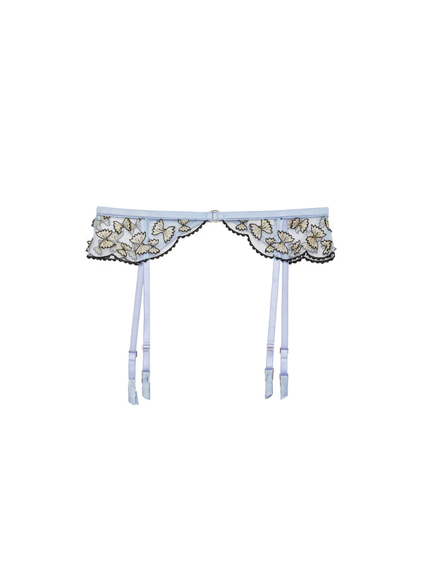 Ice queen - Farfalle Embroidery Garter Belt | Fleur du Mal