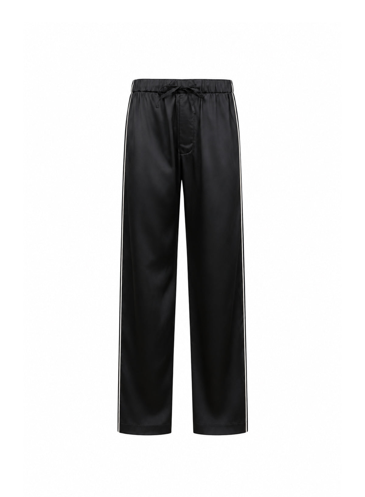 Silk PJ Pant-black-Fleur du Mal-flat