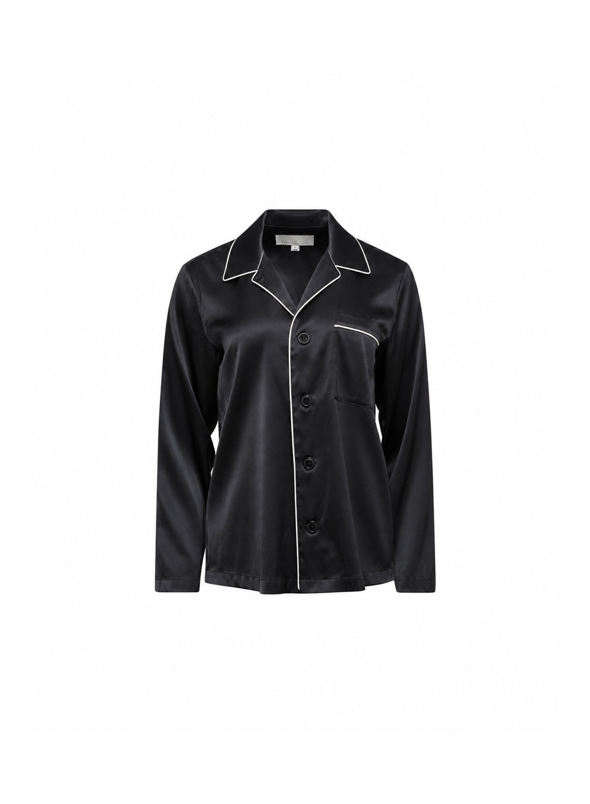 Silk PJ Top-black- Fleur du Mal