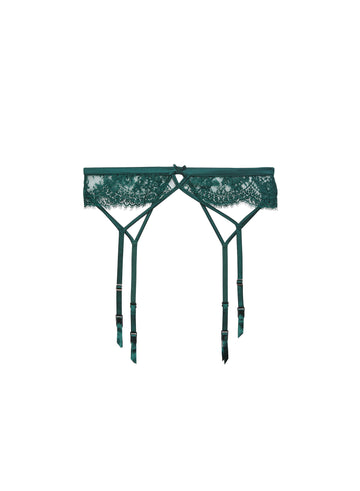 Evergreen - Frankie Lace Strappy Garter Belt | Fleur du Mal