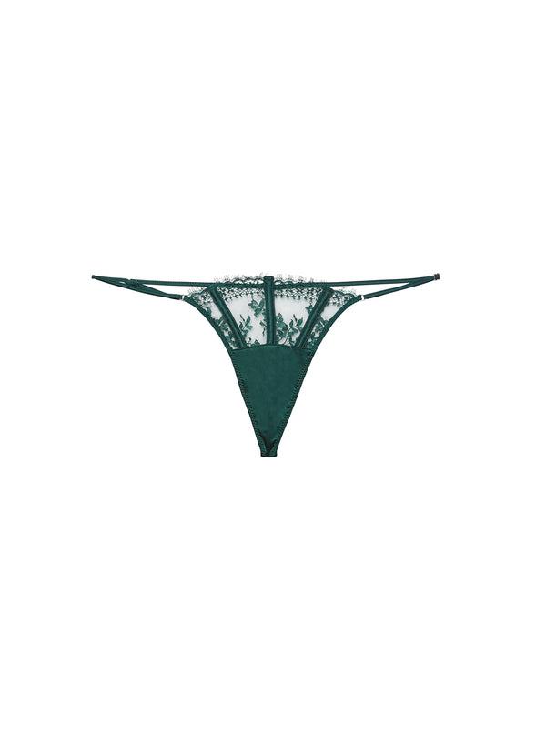 Evergreen - Frankie Lace V-String | Fleur du Mal