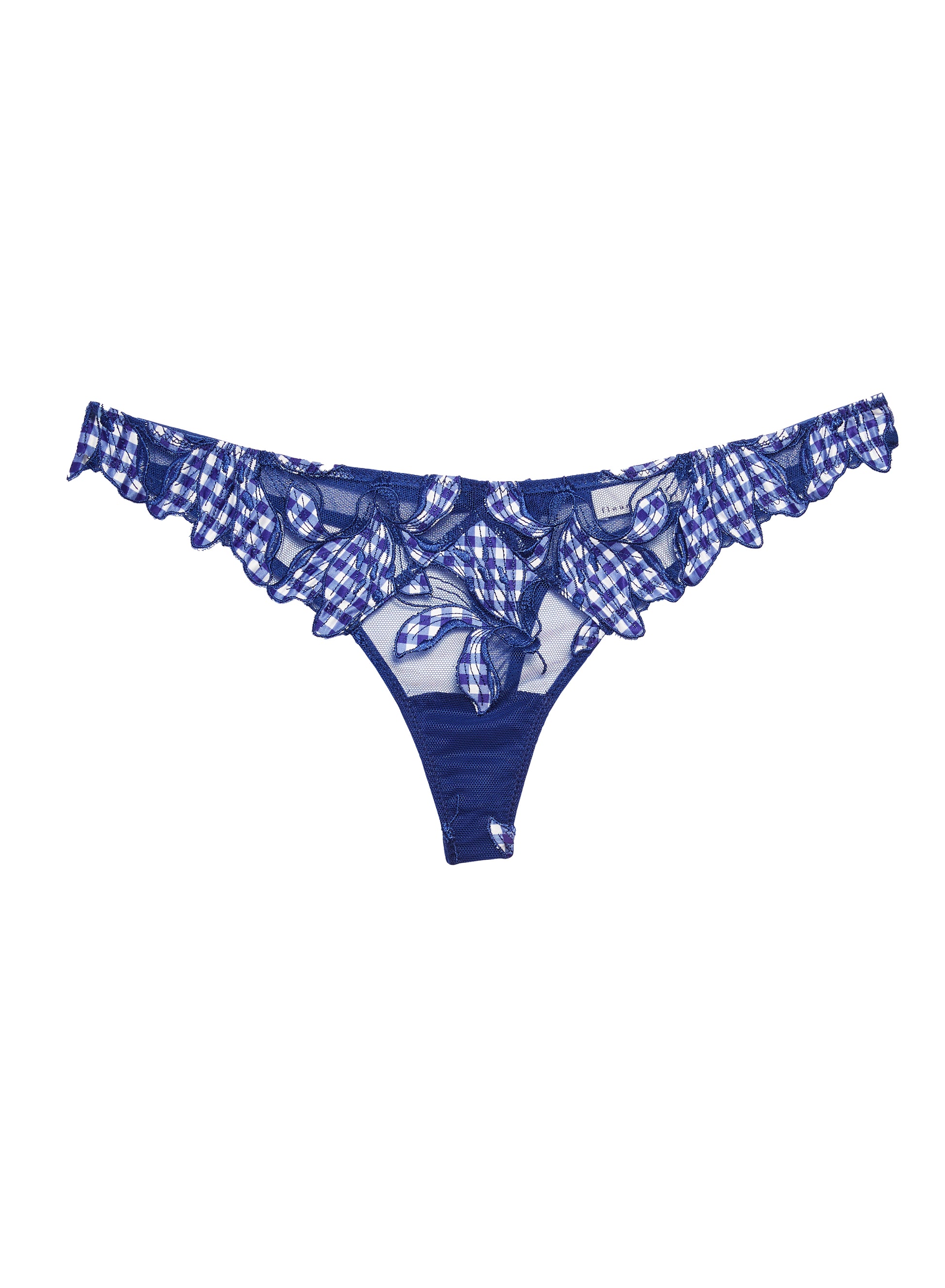 Lily Embroidery Hipster Thong by Fleur du Mal at ORCHARD MILE