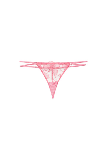 Pink cadillac - Harper Embroidery V-String | Fleur du Mal