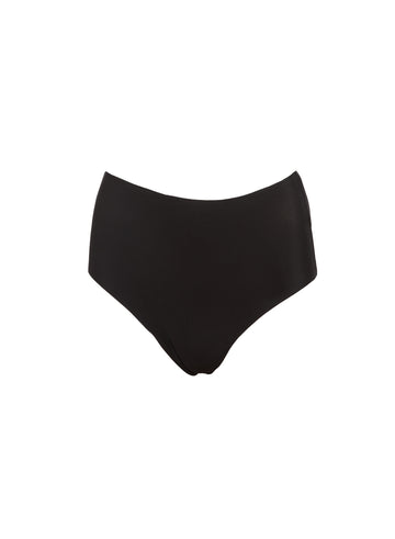 Black - Le Stretch Micro High Waist Brief | Fleur du Mal