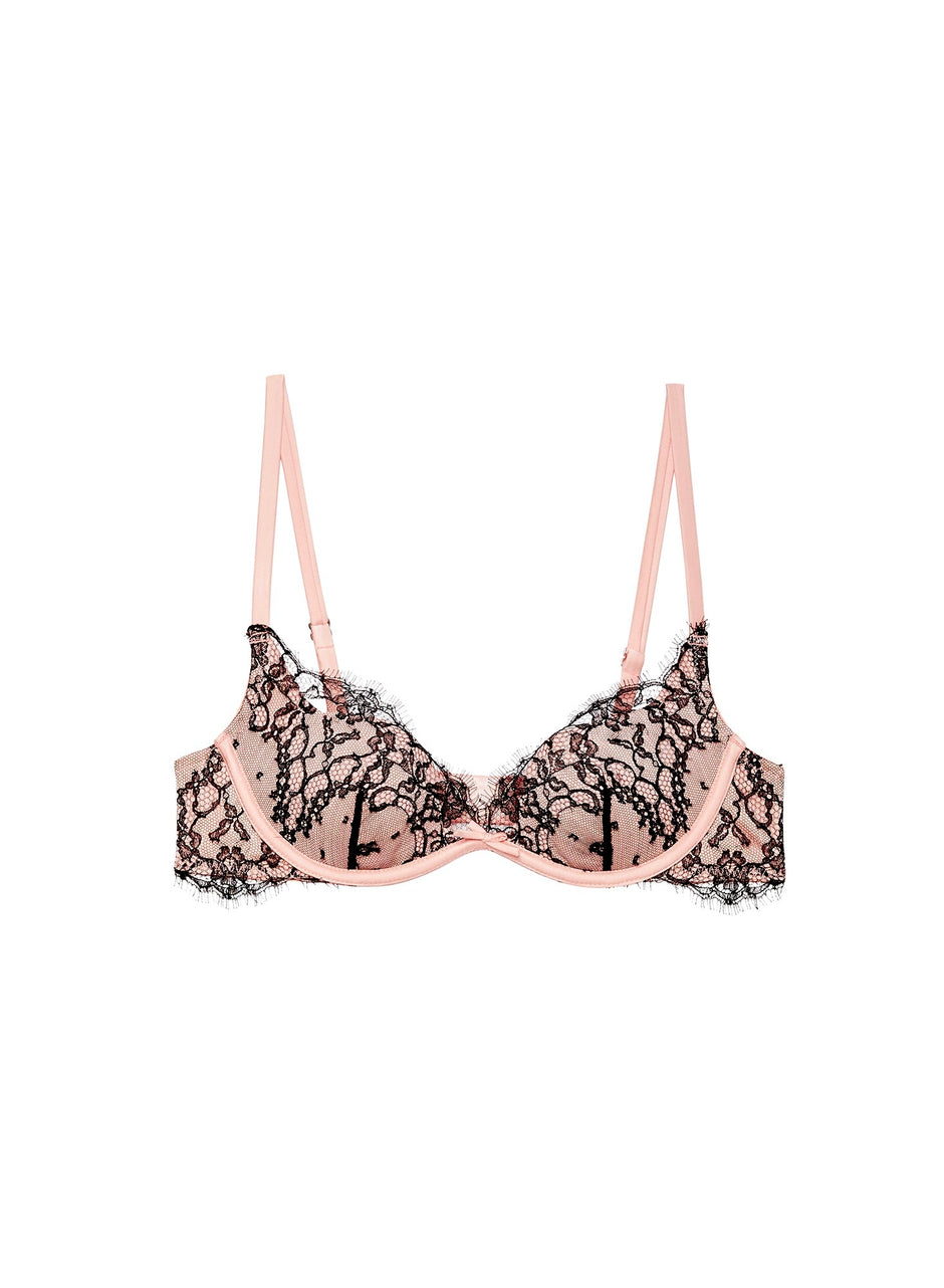 Bleached apricot - Iris Lace Demi Bra | Fleur du Mal