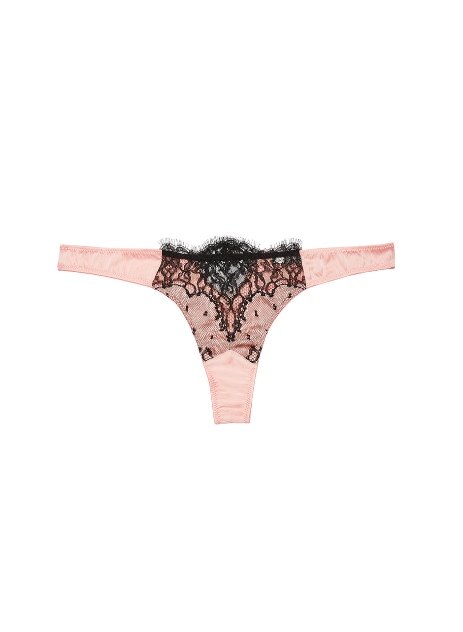 Bleached apricot - Iris Lace Thong | Fleur du Mal