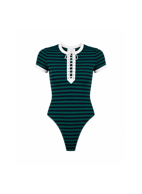 Lucky midnight navy - Ivy Ringer Bodysuit | Fleur du Mal