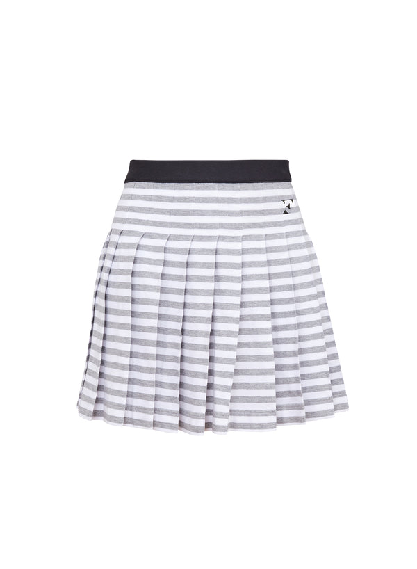Stone stripe - Ivy Pleated Skirt | Fleur du Mal