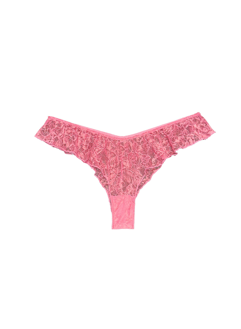 Pink cadillac - Jasmine Lace Flutter Panty | Fleur du Mal