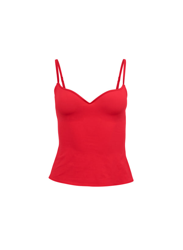 Rouge - Jersey Built-In Bra Cami | Fleur du Mal