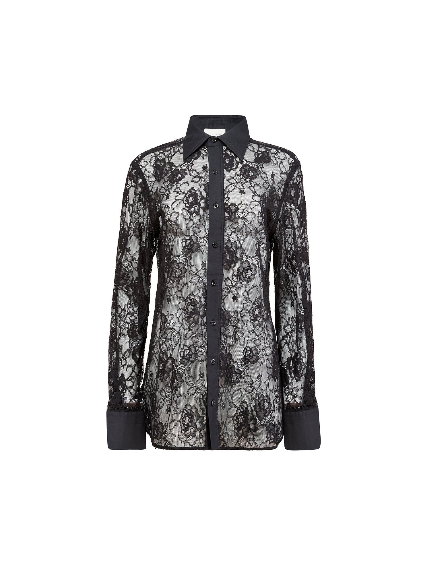 Juliet Lace Button down in black- Fleur du Mal