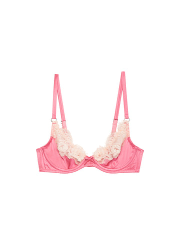 Watermelon - Juliet Lace Demi Bra | Fleur du Mal
