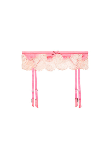 Watermelon - Juliet Lace Garter Belt | Fleur du Mal