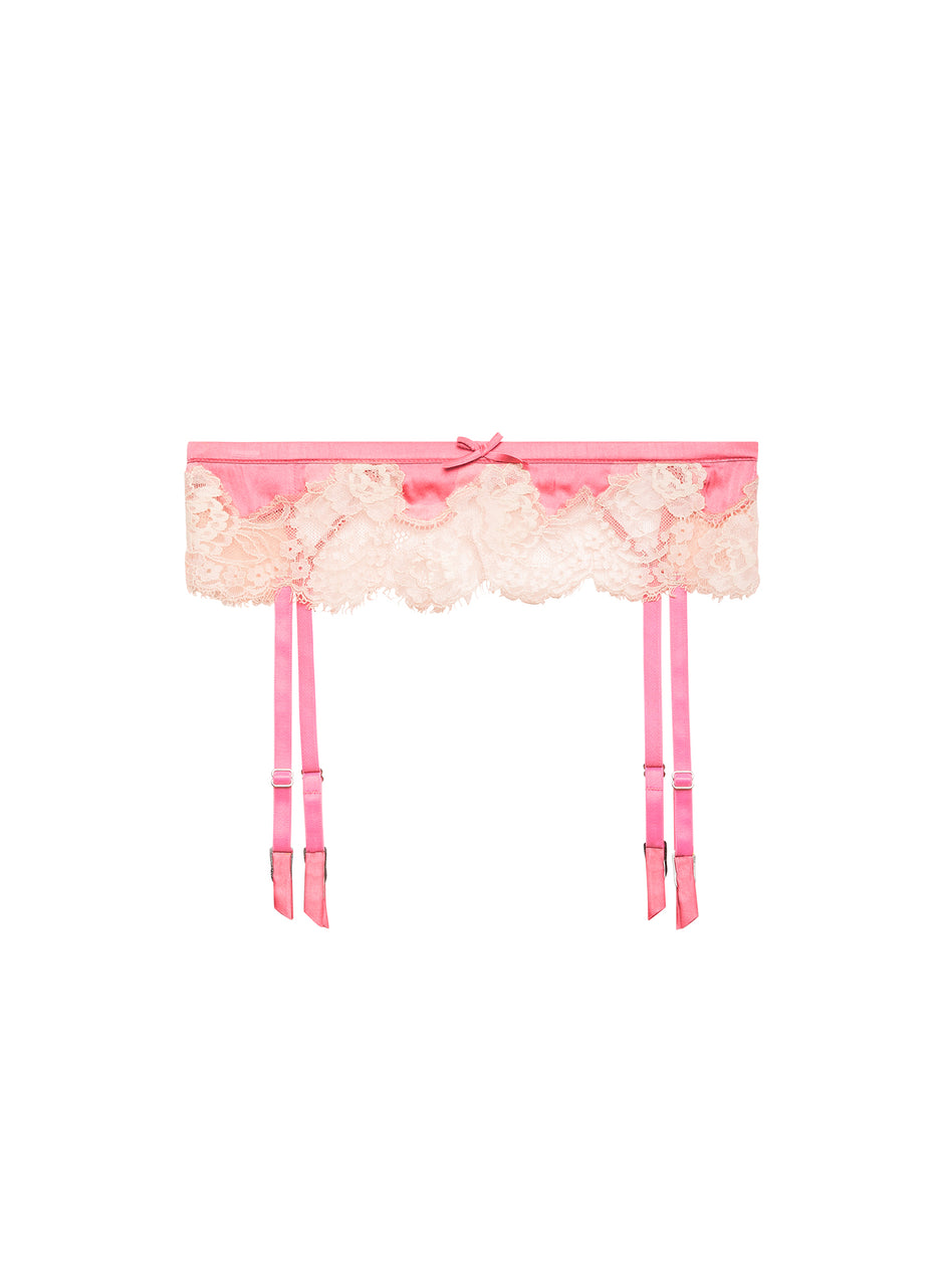 Watermelon - Juliet Lace Garter Belt | Fleur du Mal