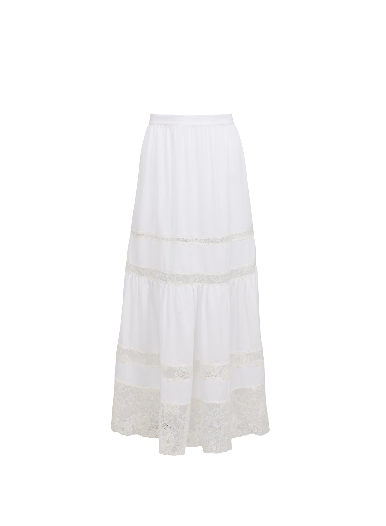 Juliet Lace Maxi Skirt- Ivory- Fleur du Mal