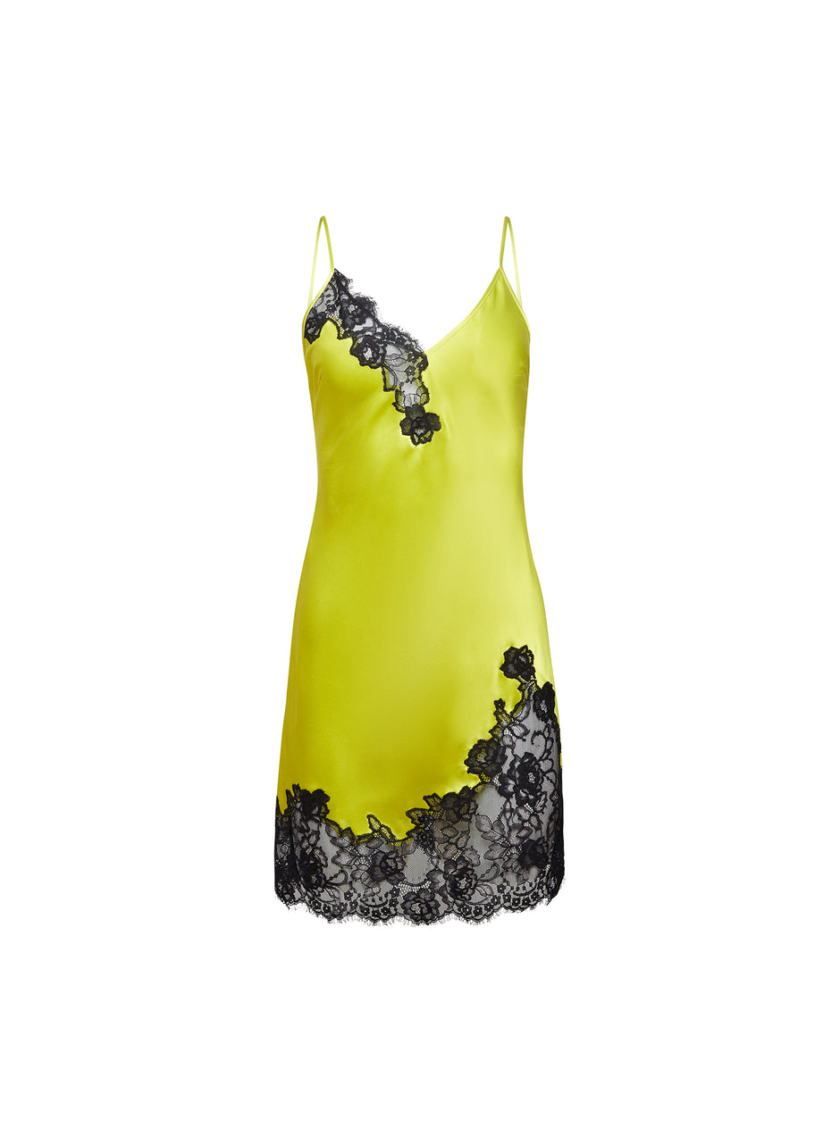 Lime punch - Juliet Lace Mini Slip | Fleur du Mal