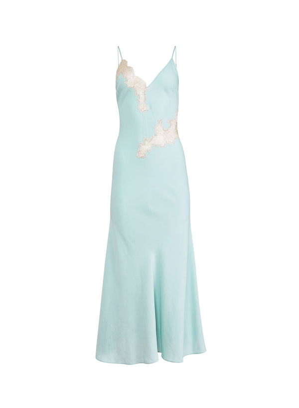 Frosted mint - Juliet Lace Maxi Dress | Fleur du Mal