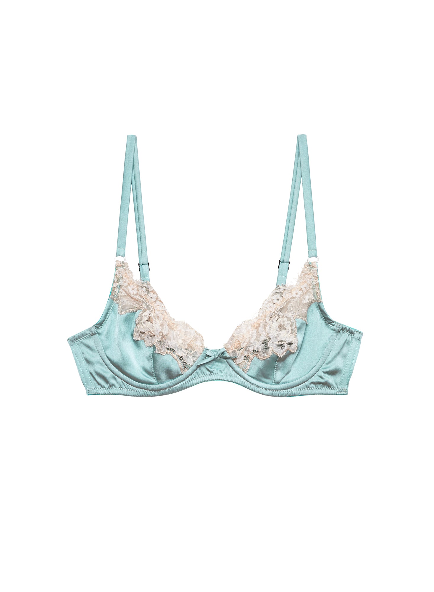 Juliet Lace Bra- frosted mint-flat- fleur du mal