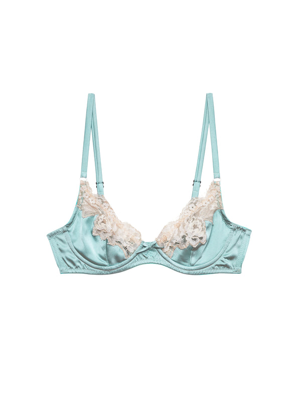 Frosted mint - Juliet Lace Demi Bra | Fleur du Mal