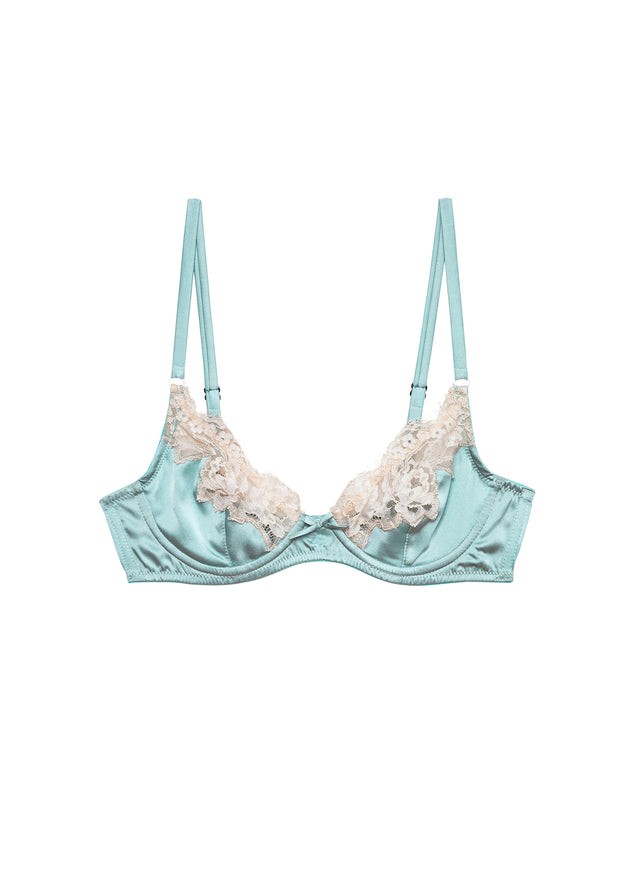 Frosted mint - Juliet Lace Demi Bra | Fleur du Mal