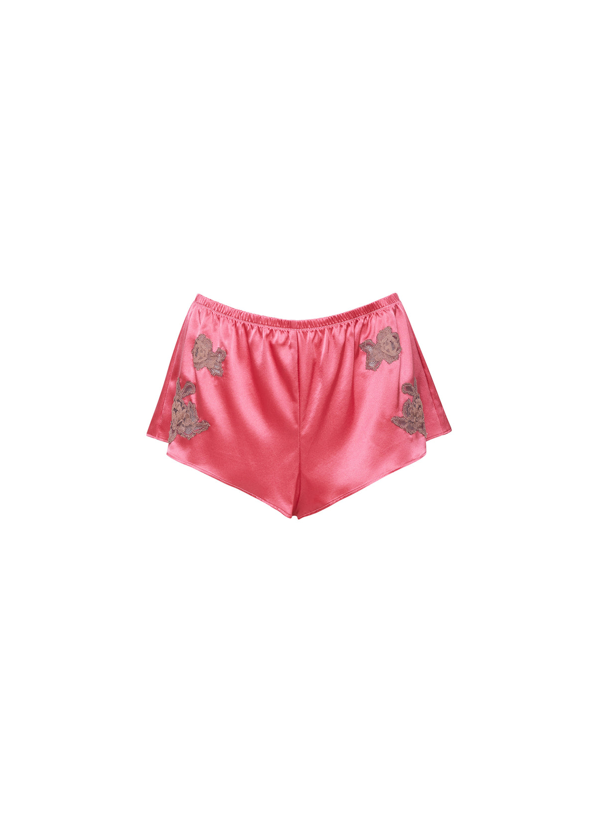Juliet Lace Tap Short-Fraise-Fleur du Mal-flat