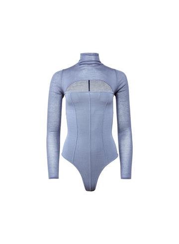 Charcoal blue - Kate Bodysuit | Fleur du Mal