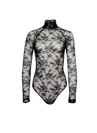High neck Lace Bodysuit- fleur du mal