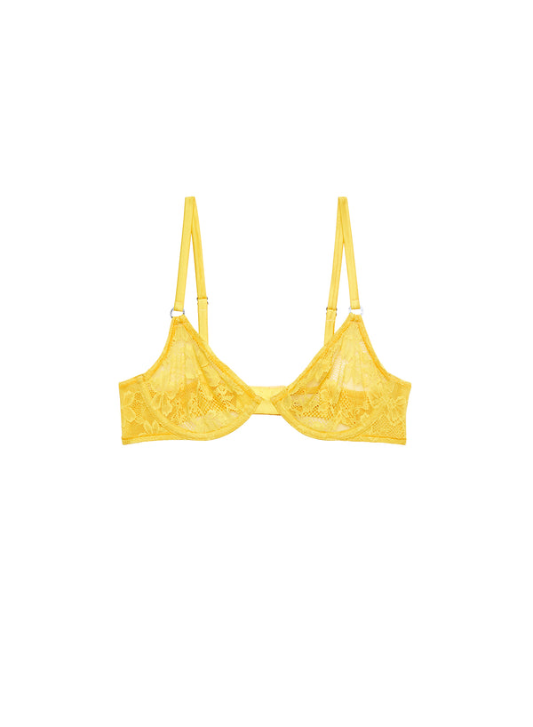 Lemon - Le Stretch Lace Demi Bra | Fleur du Mal